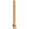 Ekena Millwork Eugene Smooth Timber Gable Bracket, Western Red Cedar, 84"W x 42"H x 3 1/2"D x 3 1/2"F, 12/12 Pitch GBW084X42X0404EUG00SWR - alternate 5